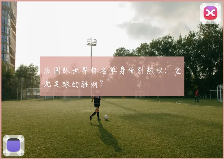 法国队世界杯名单身价引热议：金元足球的胜利？